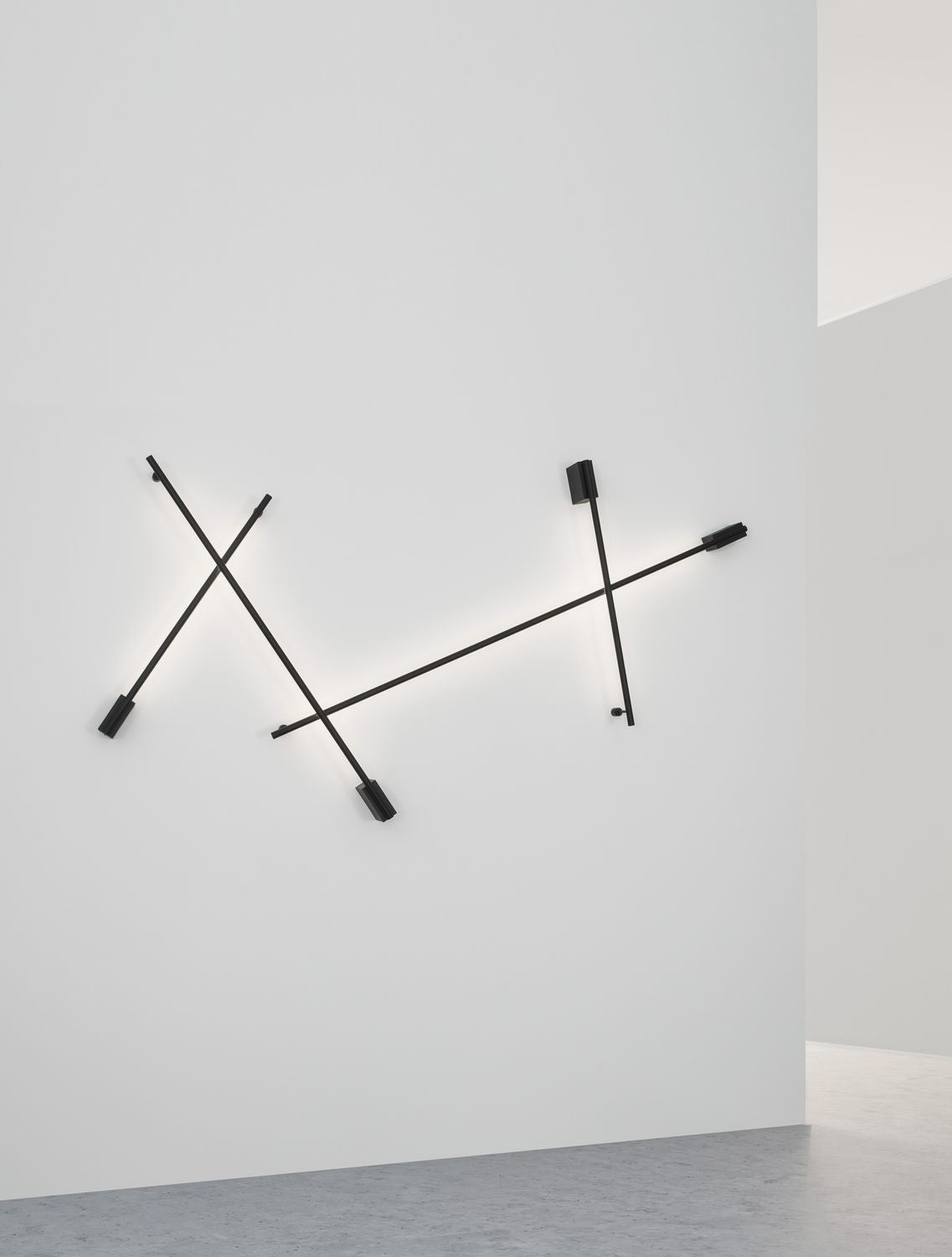 Applique murale Gropius noire, L 120 cm (9081120)