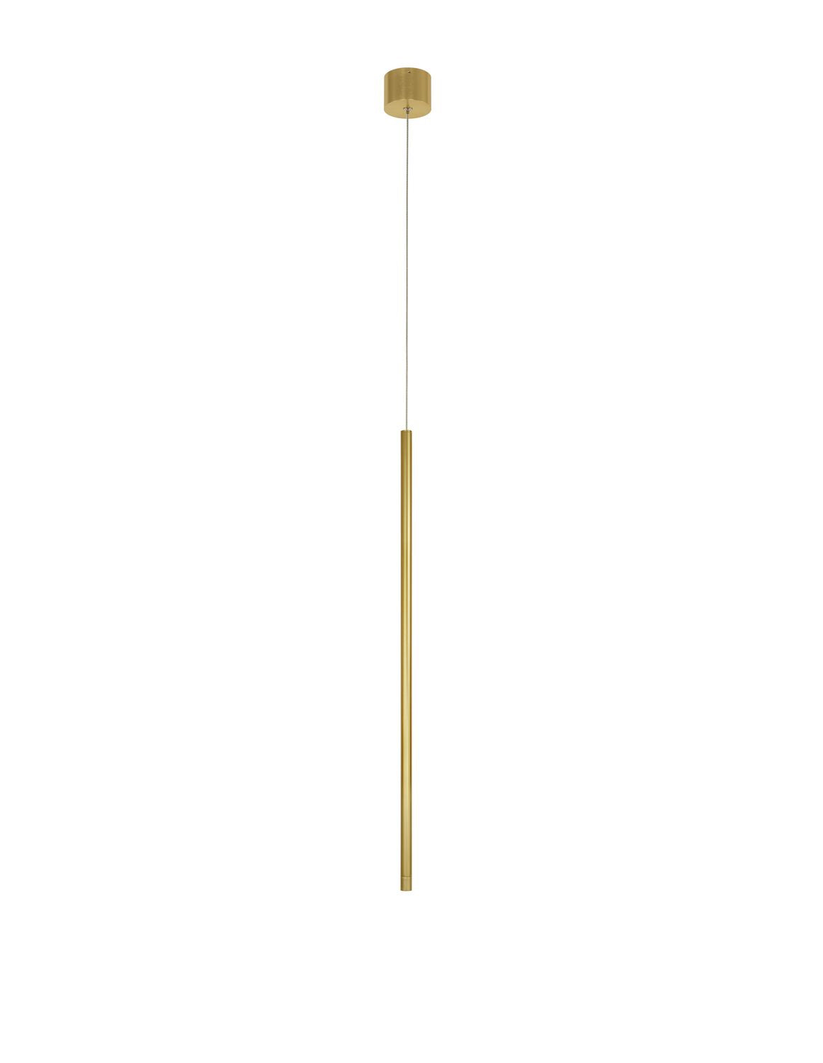 Suspension Elettra laiton, H 200 cm