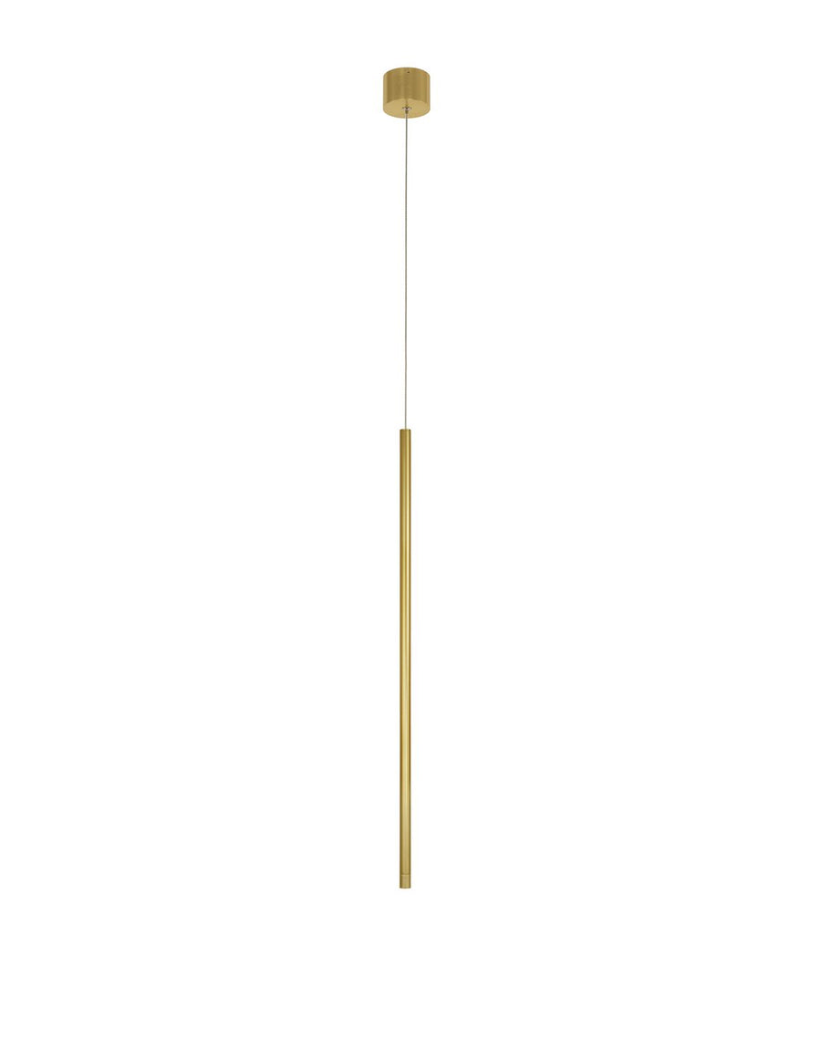 Suspension Elettra laiton, H 200 cm
