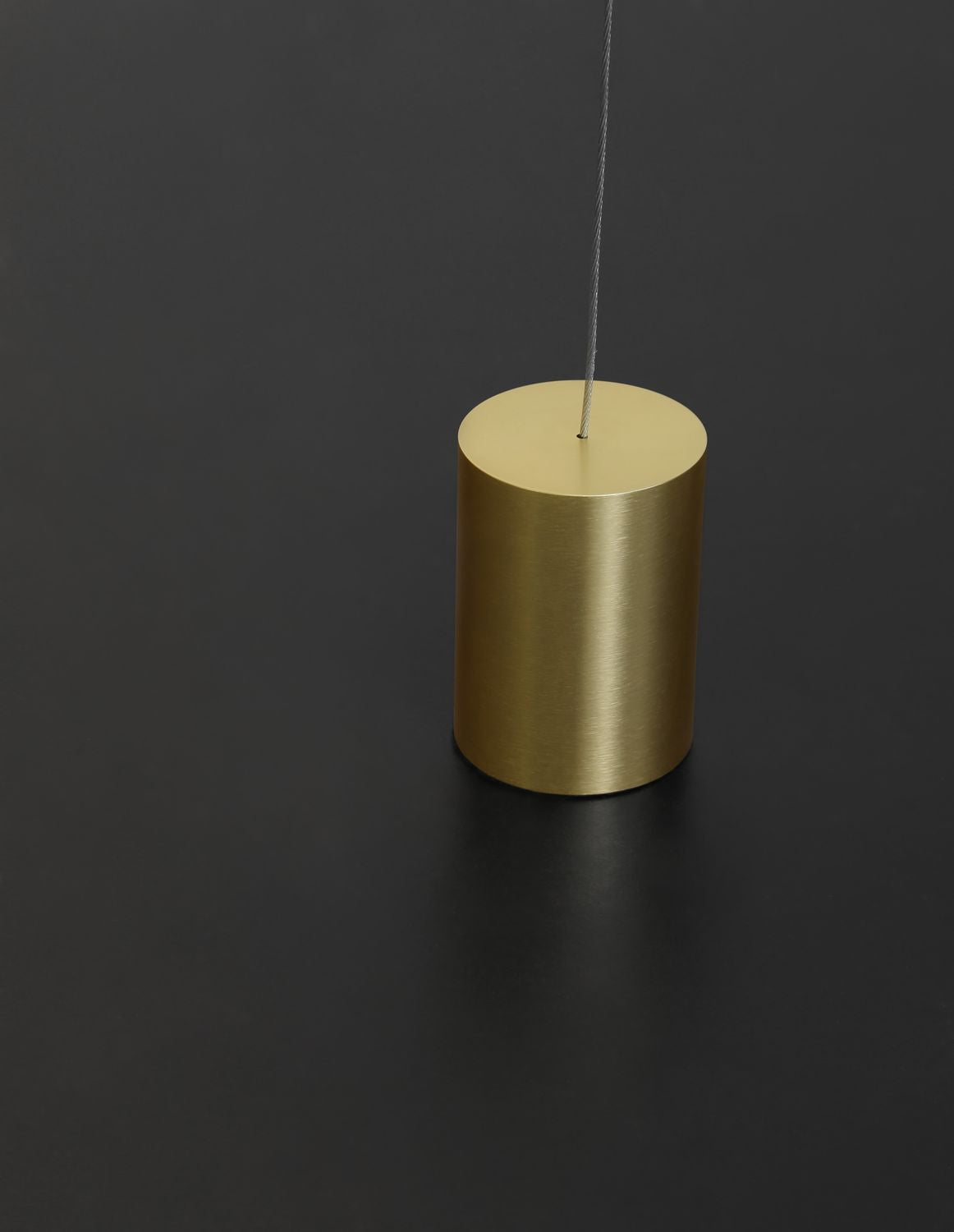 Suspension Elettra laiton, H 300 cm