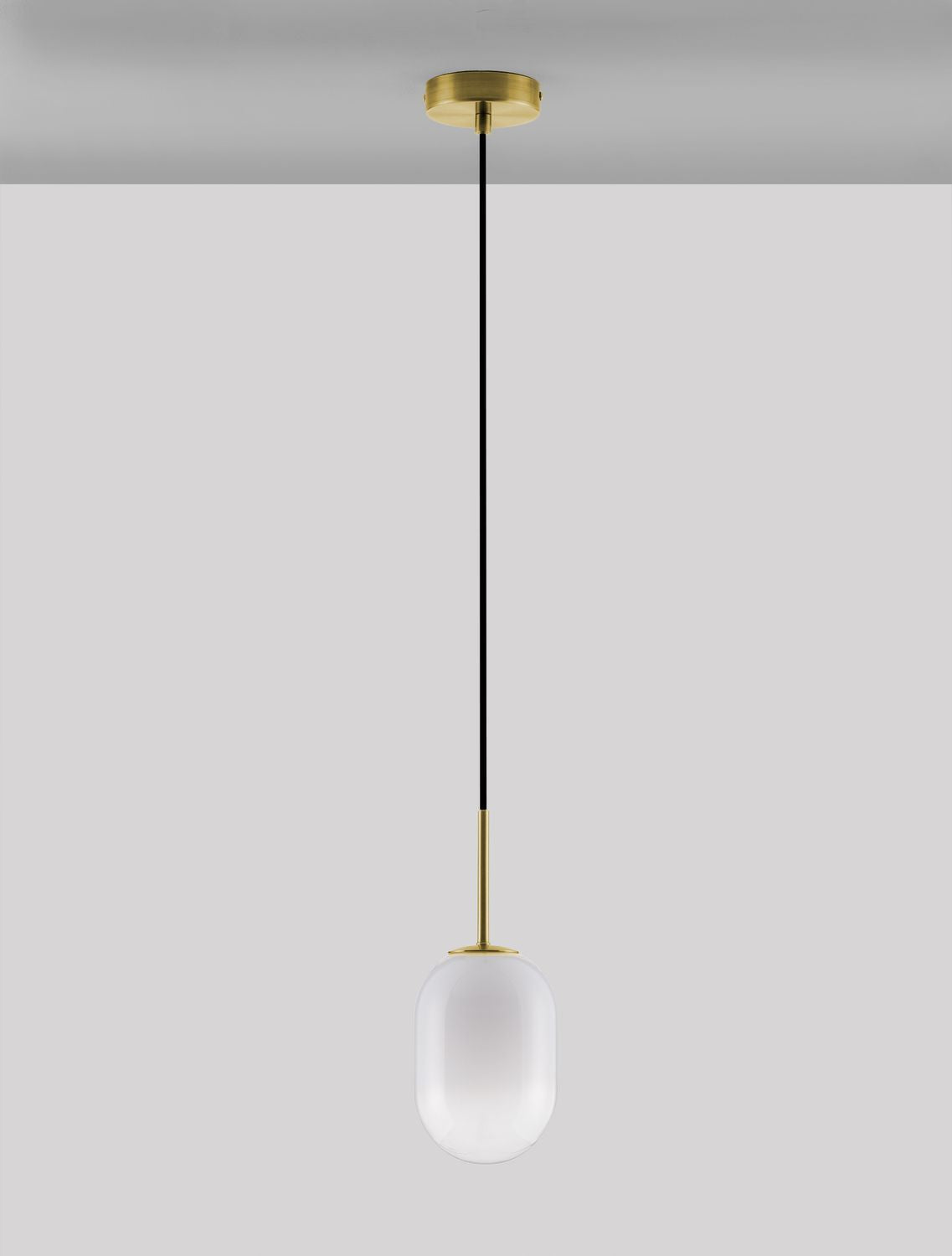 Suspension Chrysi dorée, verre (9092821)