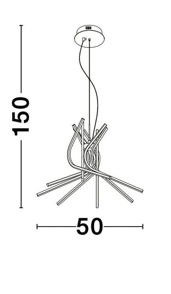 Suspension Narvi noire (9100282)
