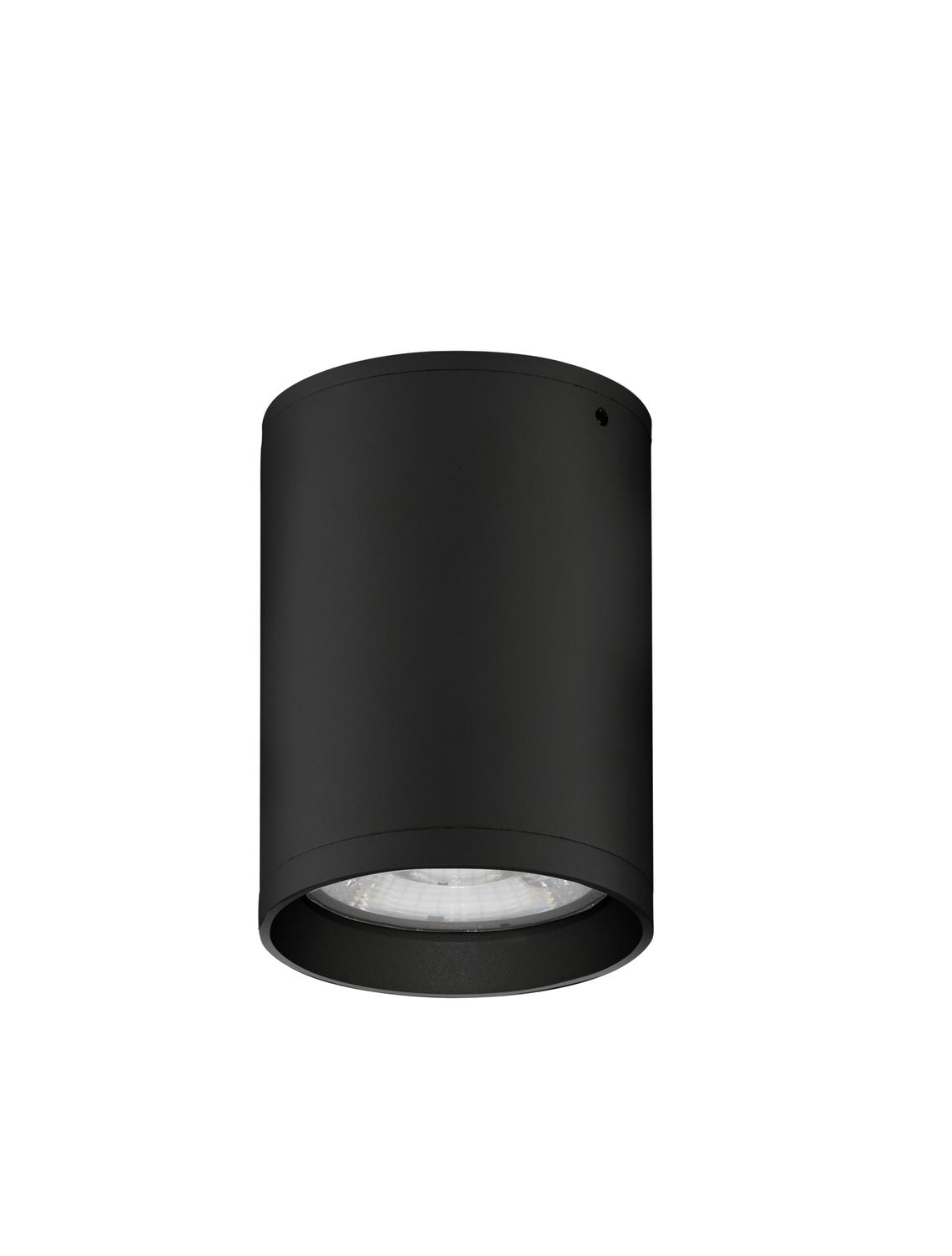 Plafonnier extérieur Dara noir, verre