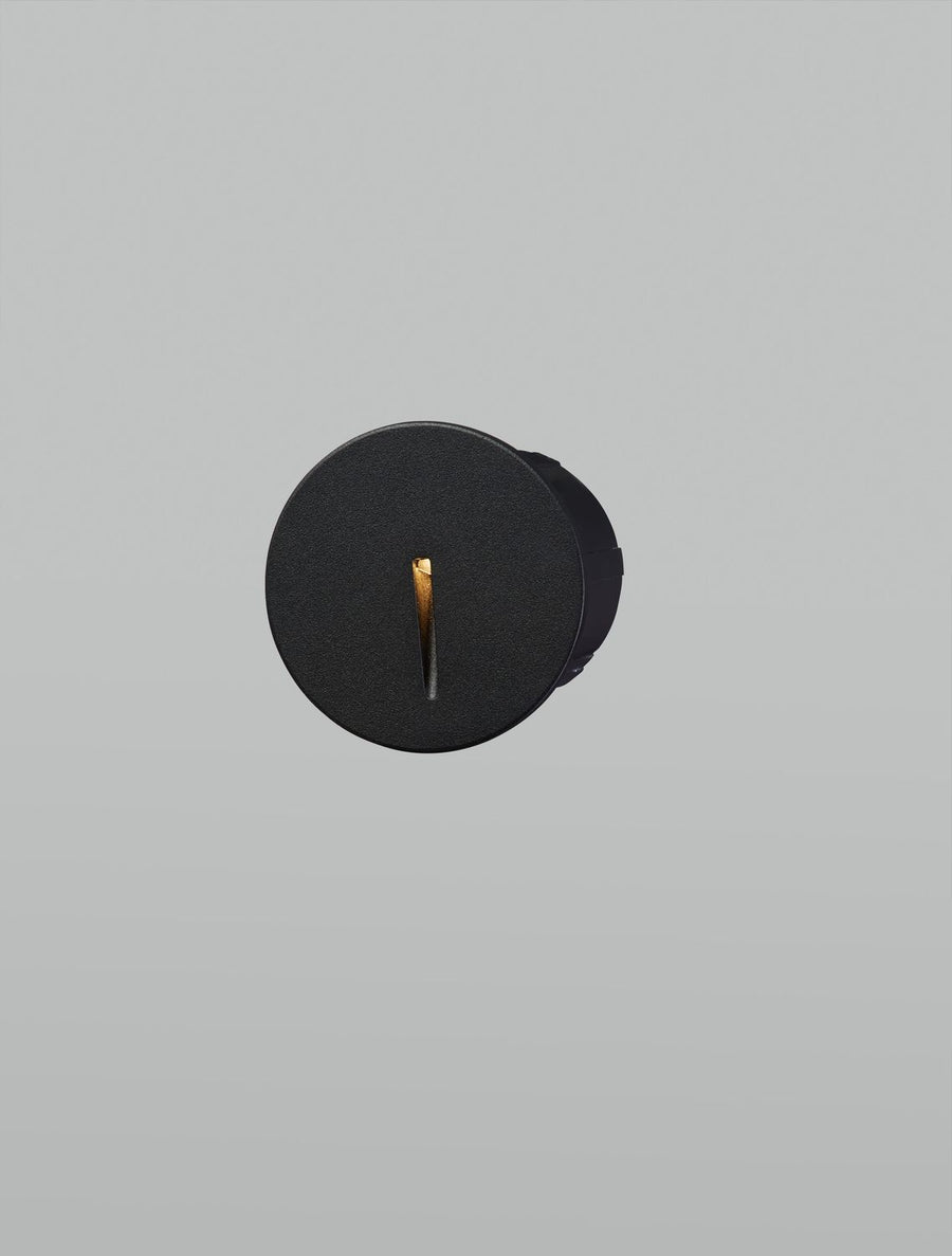 Applique extérieure Circe noire, L 7 cm