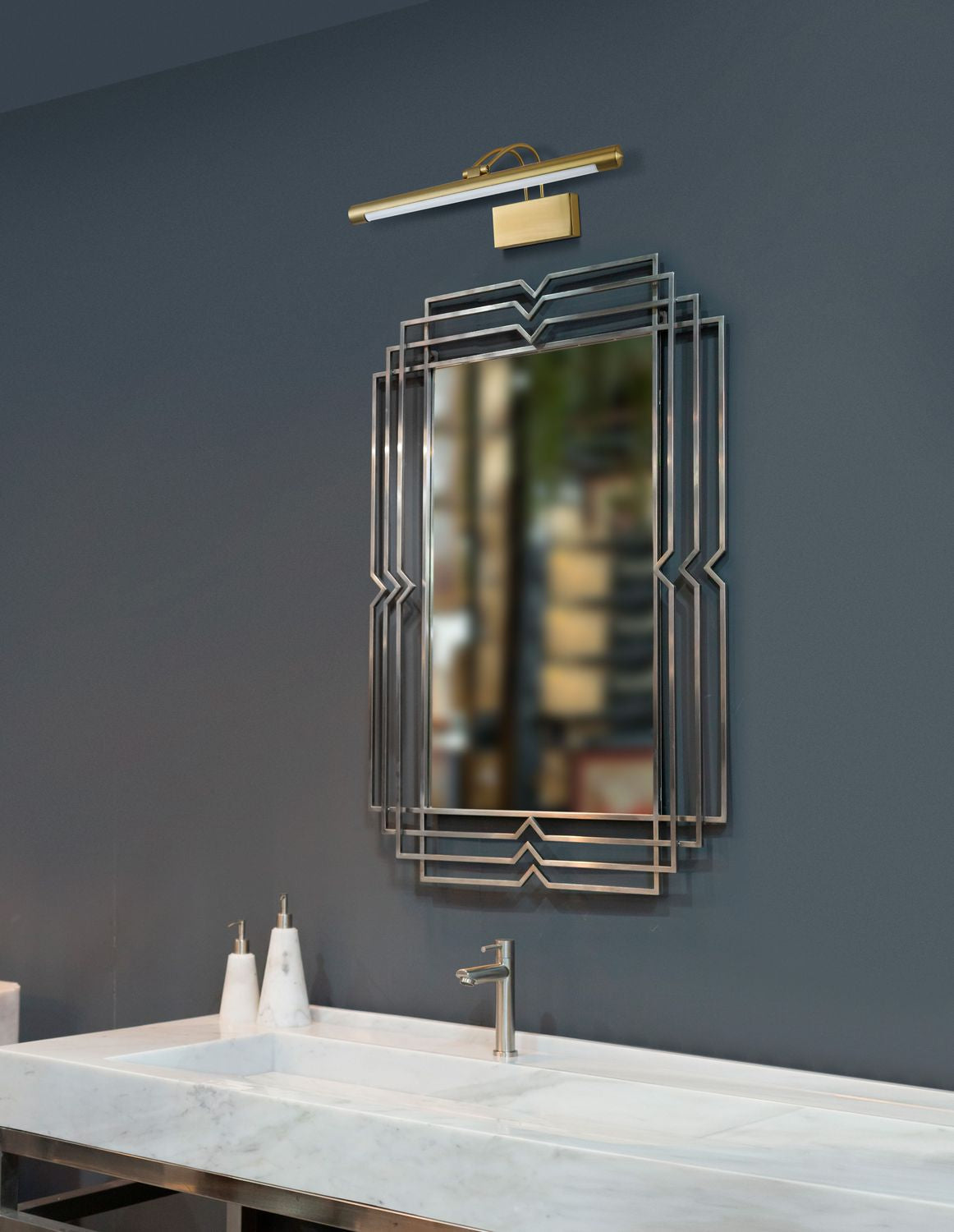 Applique murale Tiffany laiton