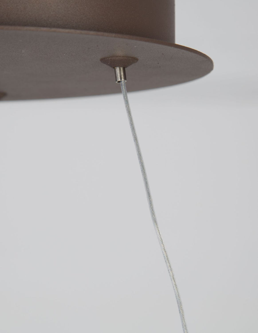Suspension Menton marron