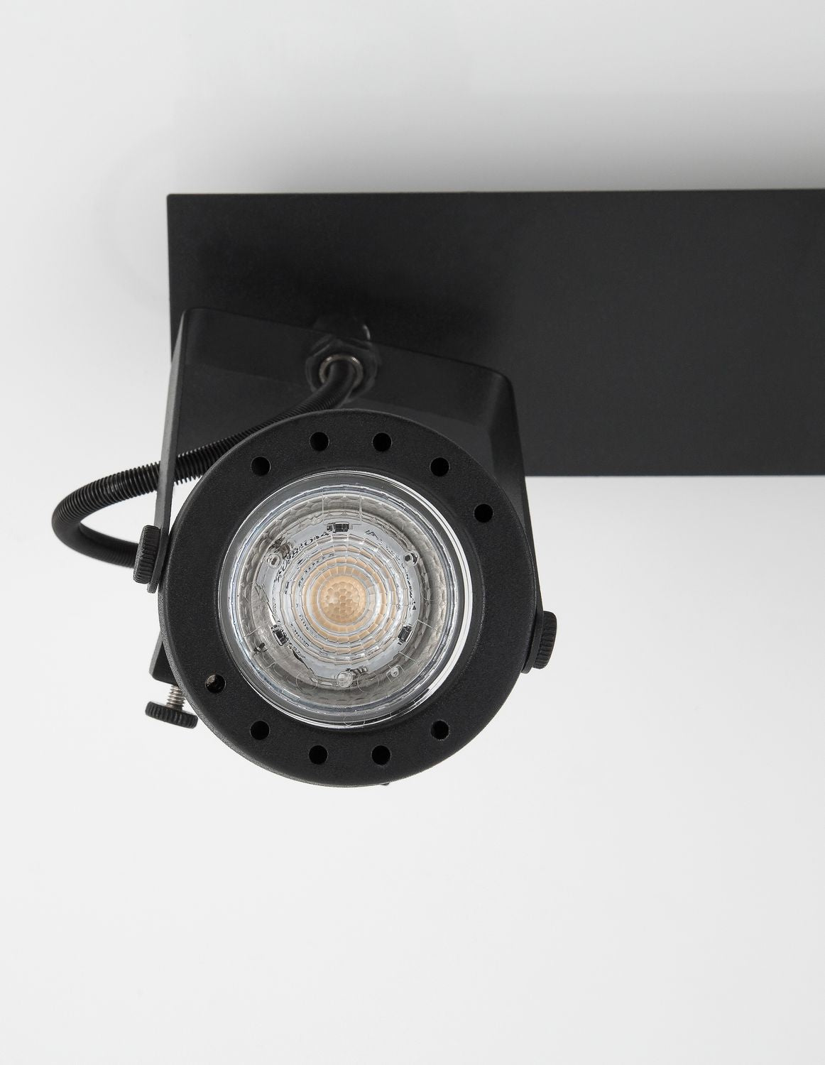 Plafonnier Salva 2 lumières noir