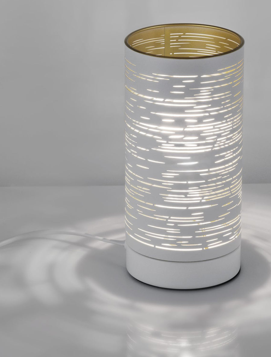Lampe à poser Zane blanche