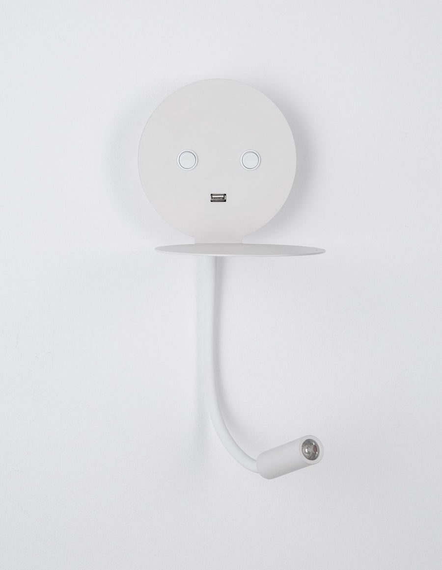 Applique murale Eclip blanche