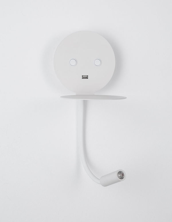 Applique murale Eclip blanche