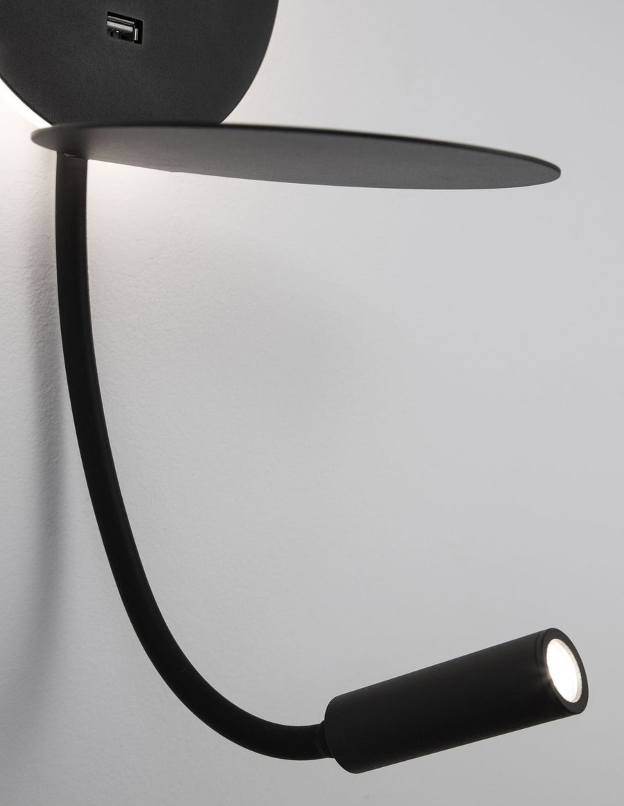 Applique murale Eclip noire