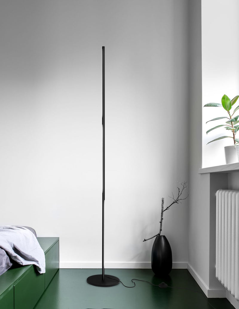 Suspension Handy noire, H 171 cm