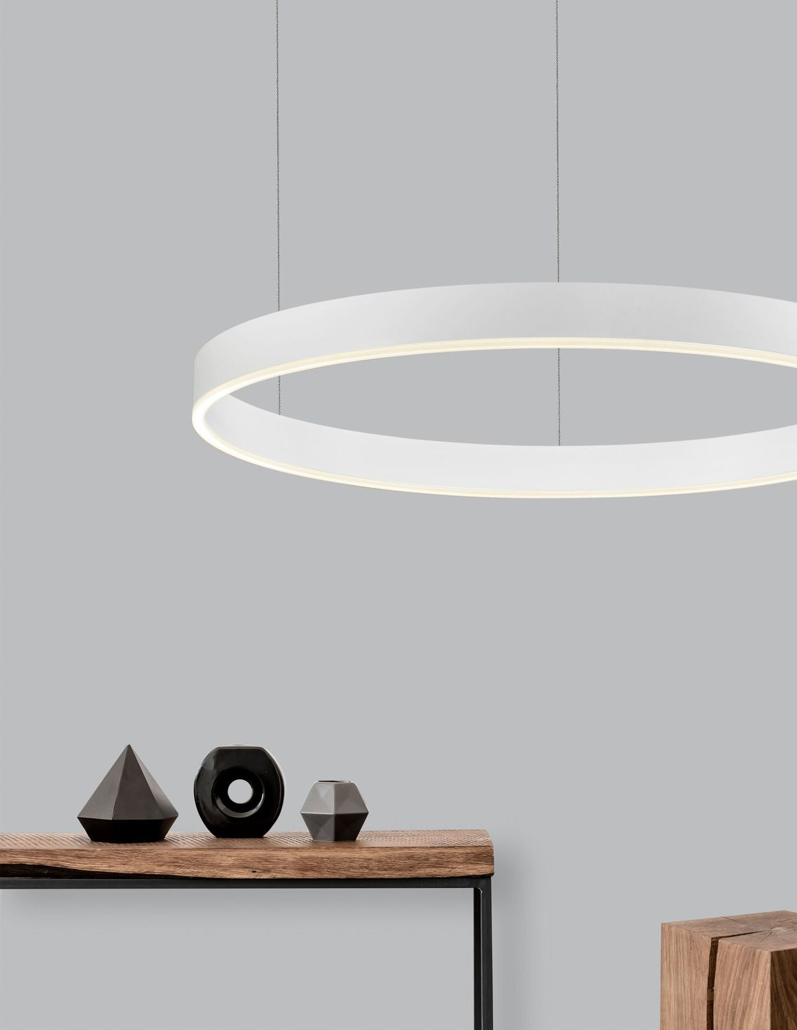 Suspension Motif blanche, H 200 cm (9190748)