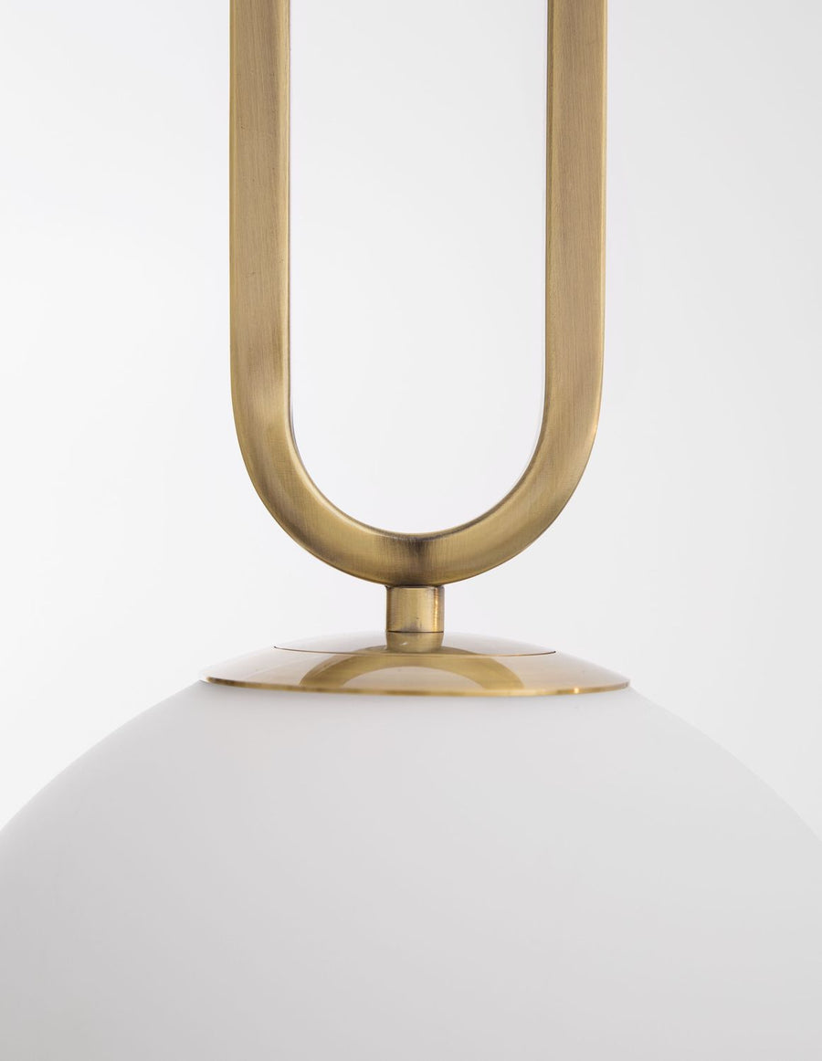Suspension Grus dorée, verre (9191201)