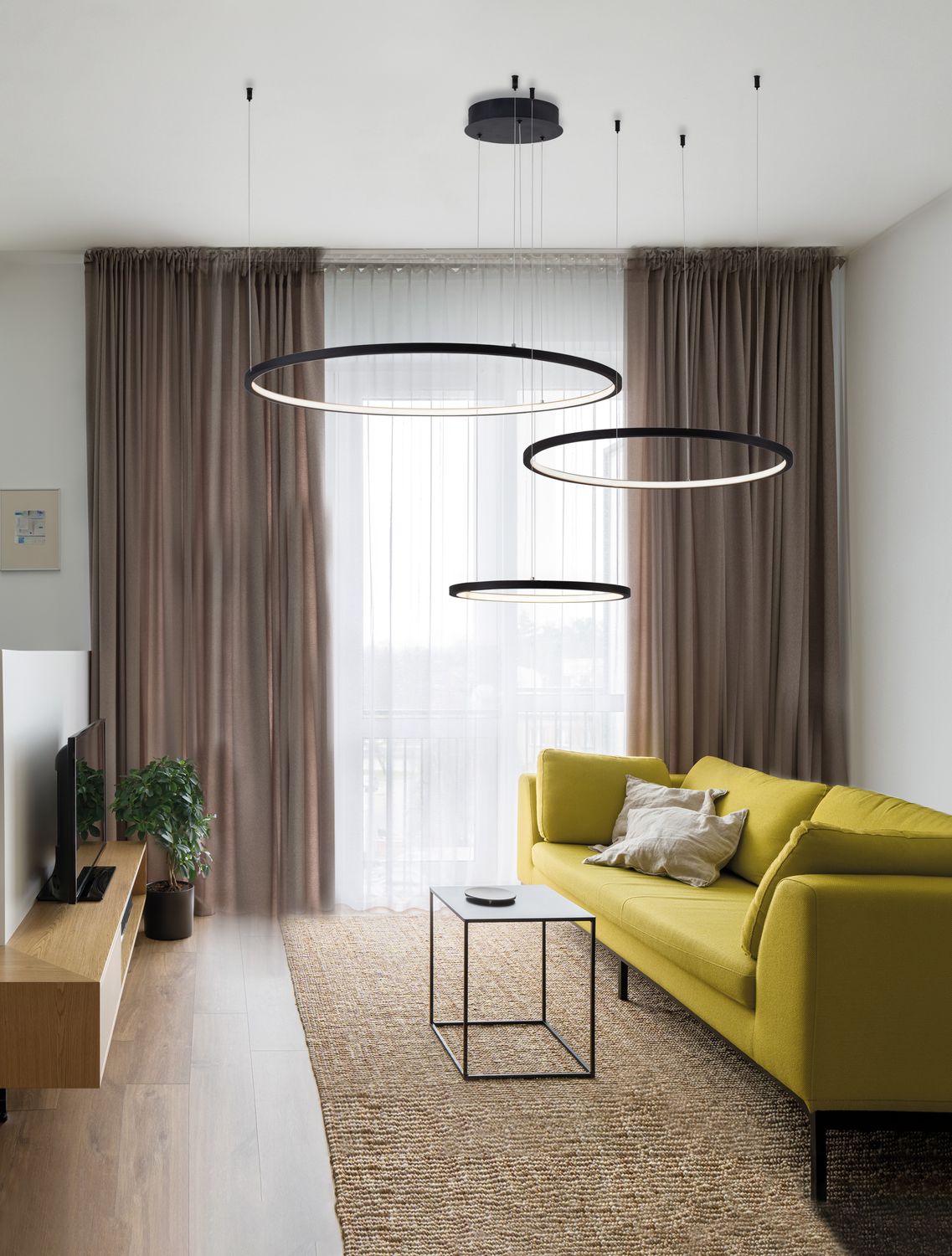 Suspension Purple noire