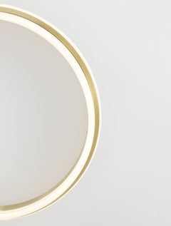 Plafonnier Willow doré, Ø 60 cm
