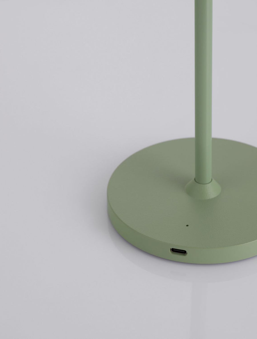 Lampe extérieure Seina verte