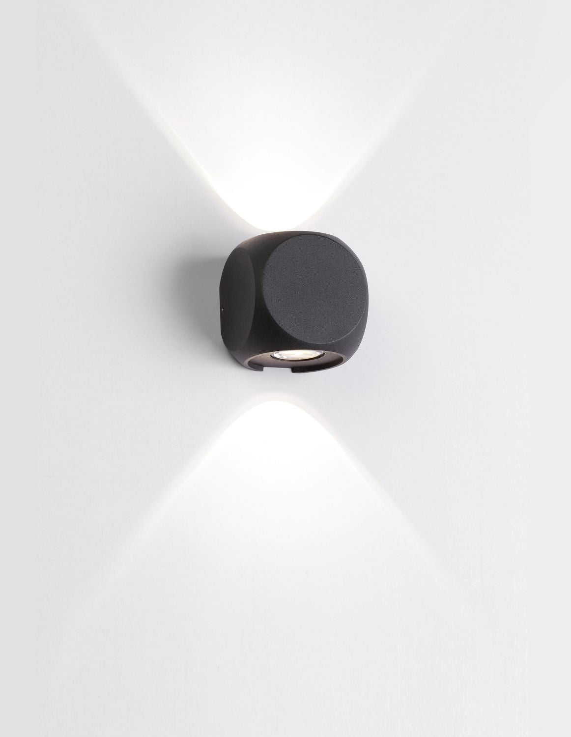 Applique extérieure Zari noire, verre (9226216)
