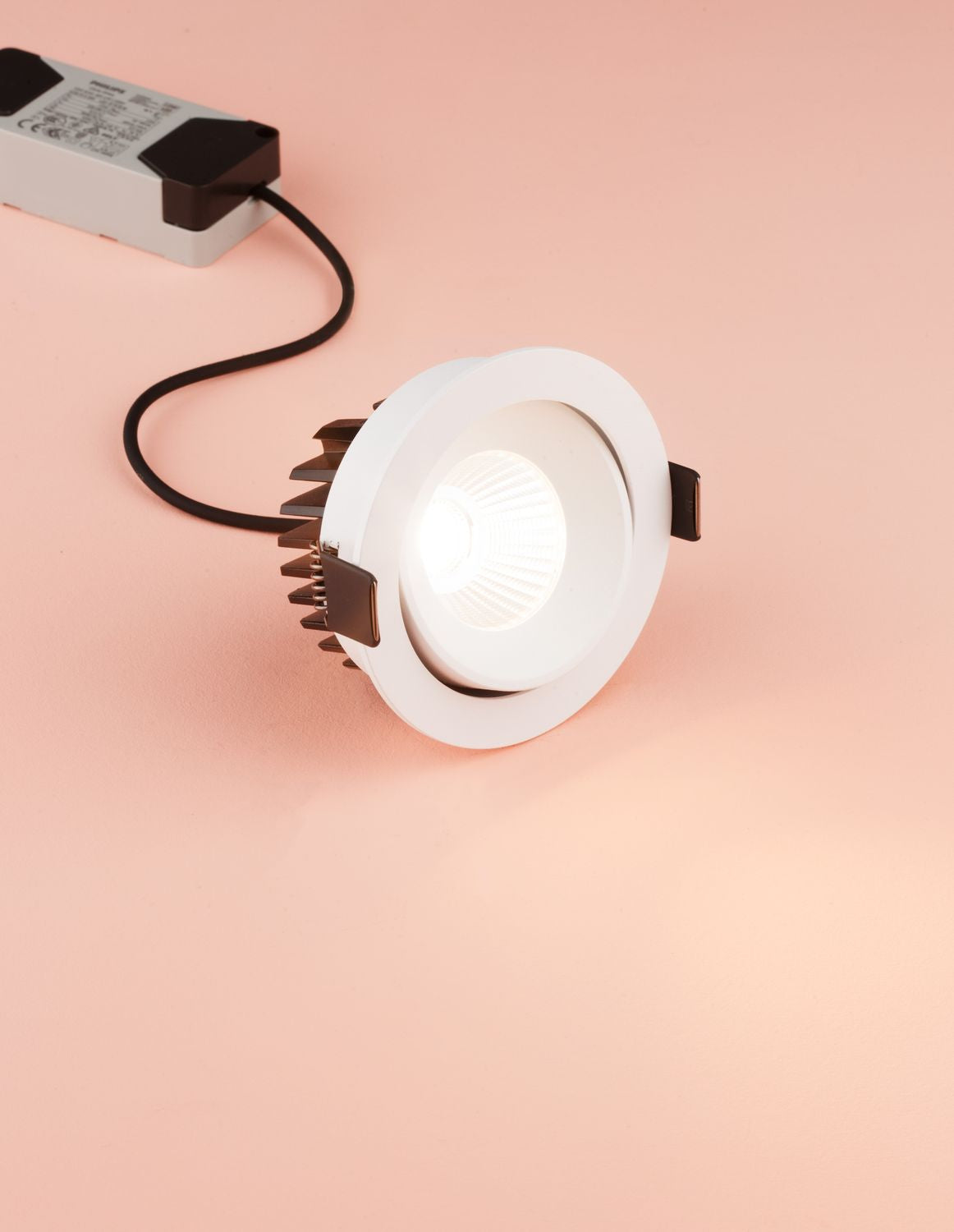 Projecteur extérieur Blade blanc, L 9 cm