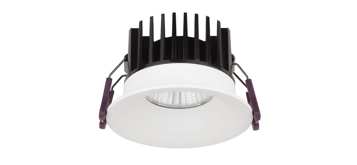 Projecteur extérieur Blade blanc, L 8,5 cm