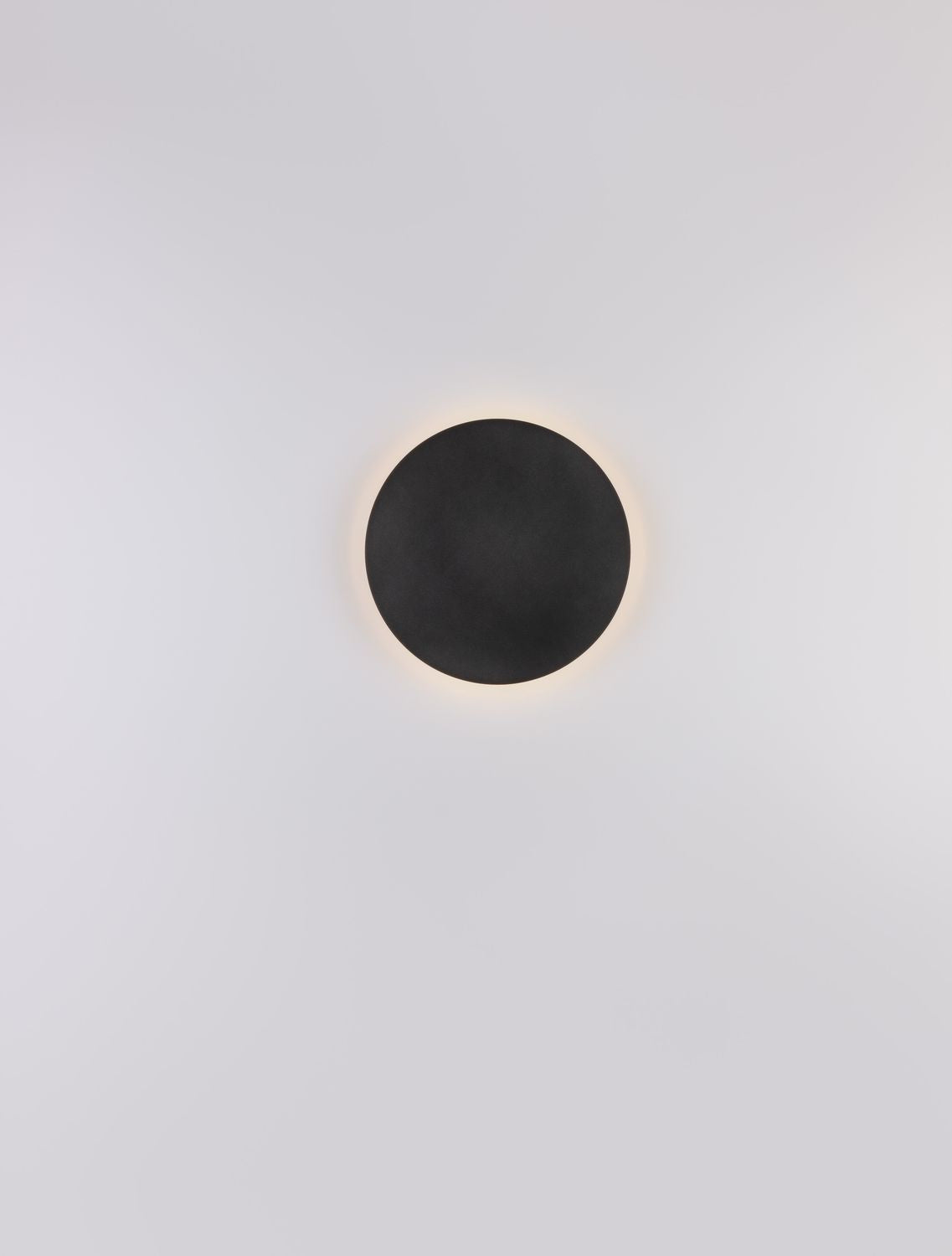 Applique murale Cyrcle noire, H 30 cm