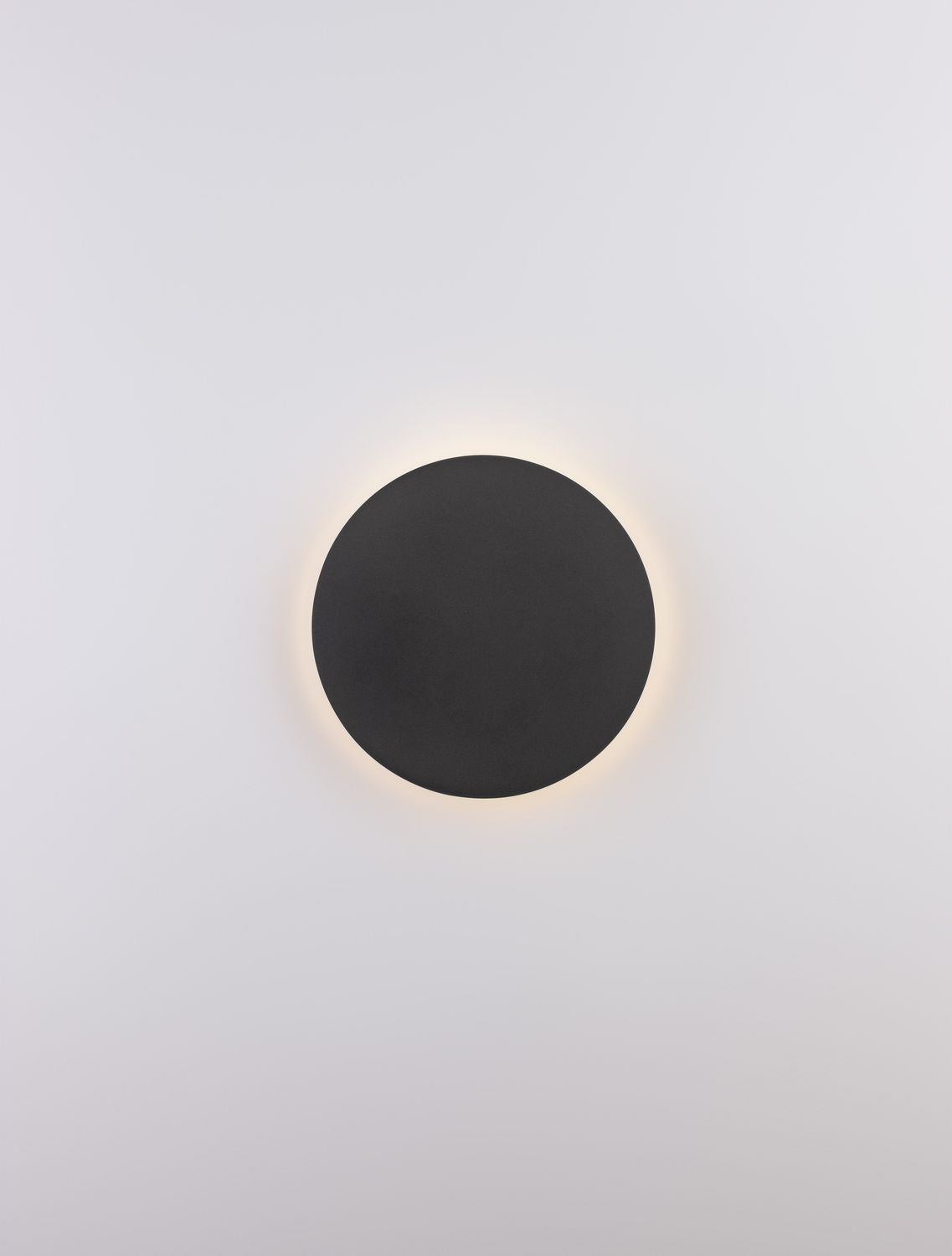 Applique murale Cyrcle noire, H 22 cm