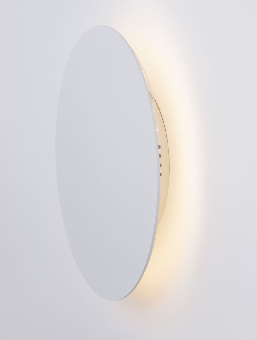 Applique murale Cyrcle blanche, H 22 cm