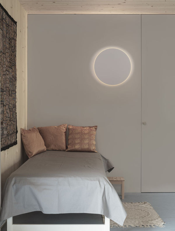 Applique murale Nevo blanche, H 30 cm