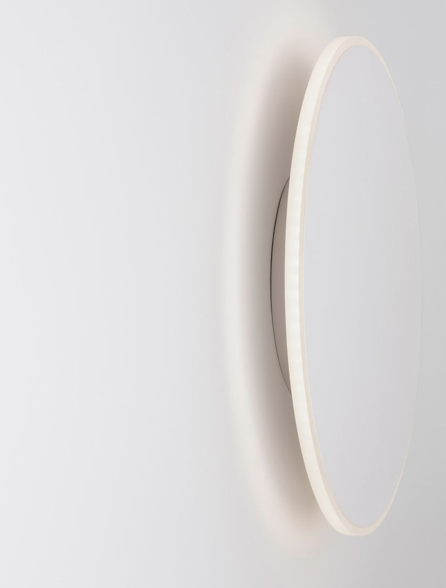 Applique murale Nevo blanche, H 30 cm