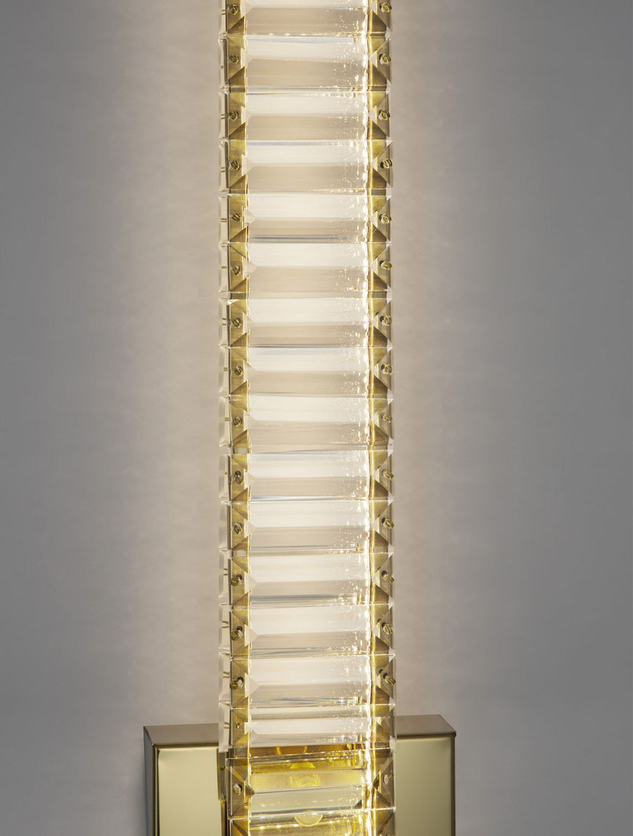 Applique murale Aurelia dorée, cristal (9333065)