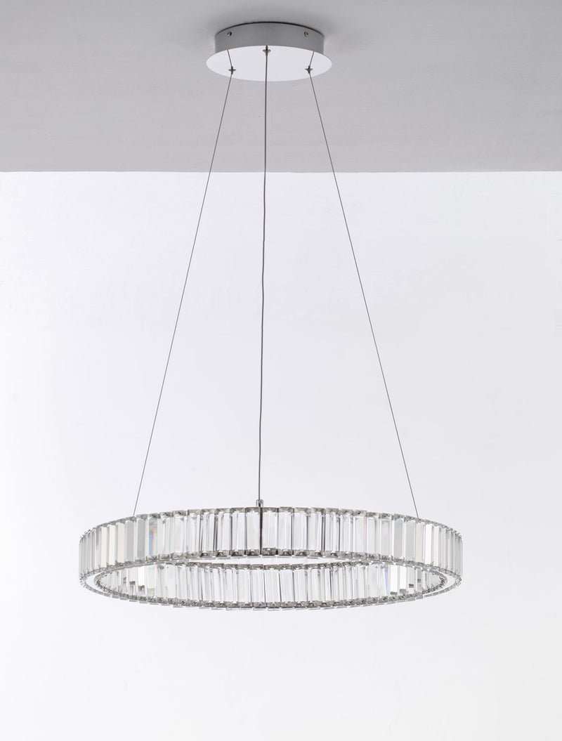 Suspension luminaire | Aurelia Chromée H 150 cm
