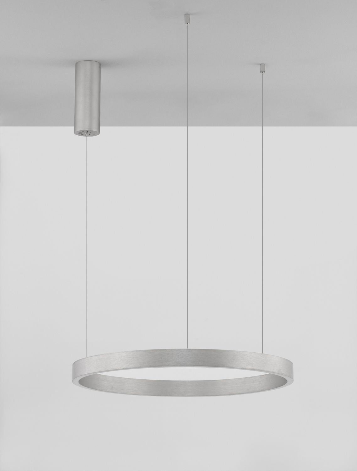 Suspension Elowen argentée, H 150 cm (9345662)