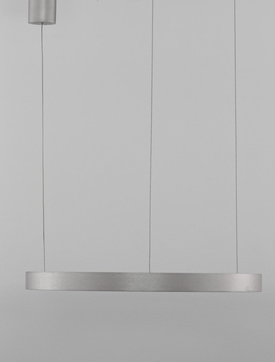 Suspension Elowen argentée, H 150 cm (9345662)