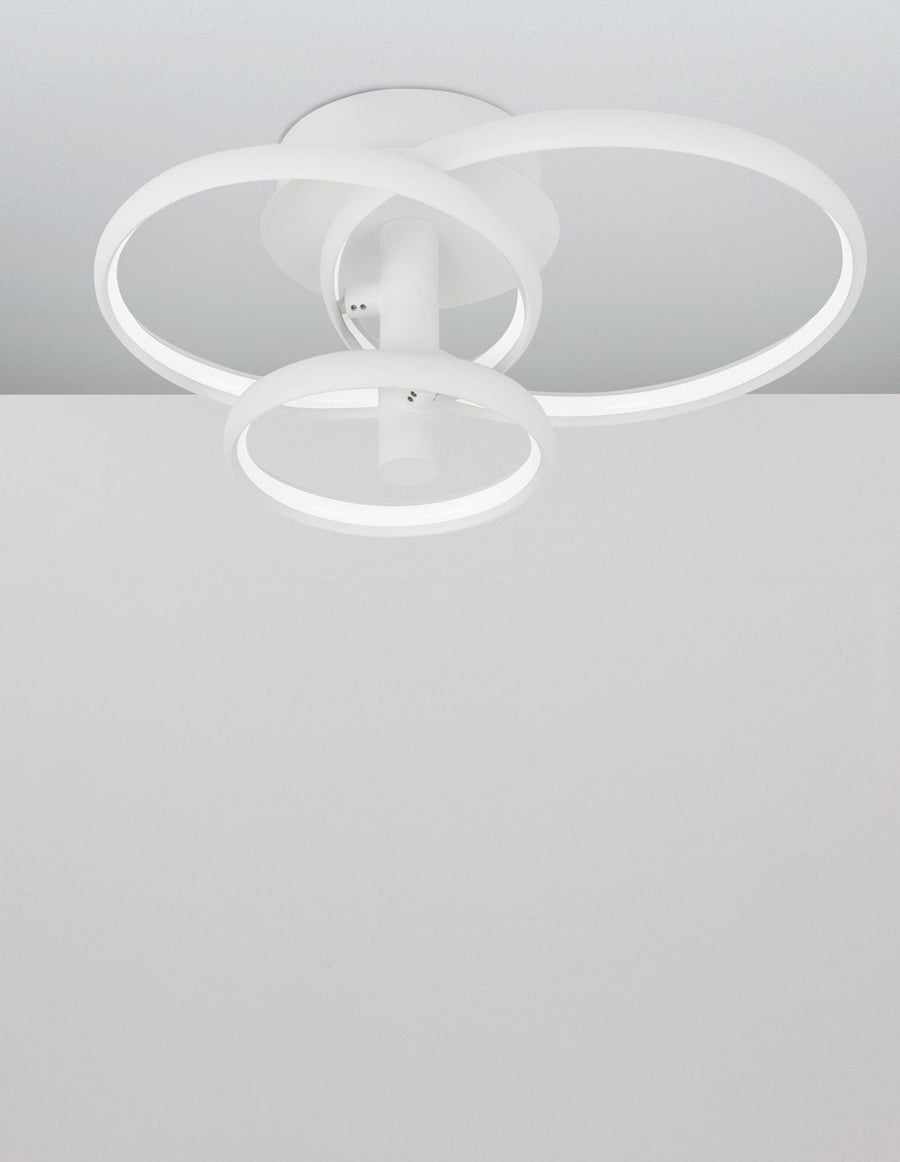 Plafonnier Emil blanc