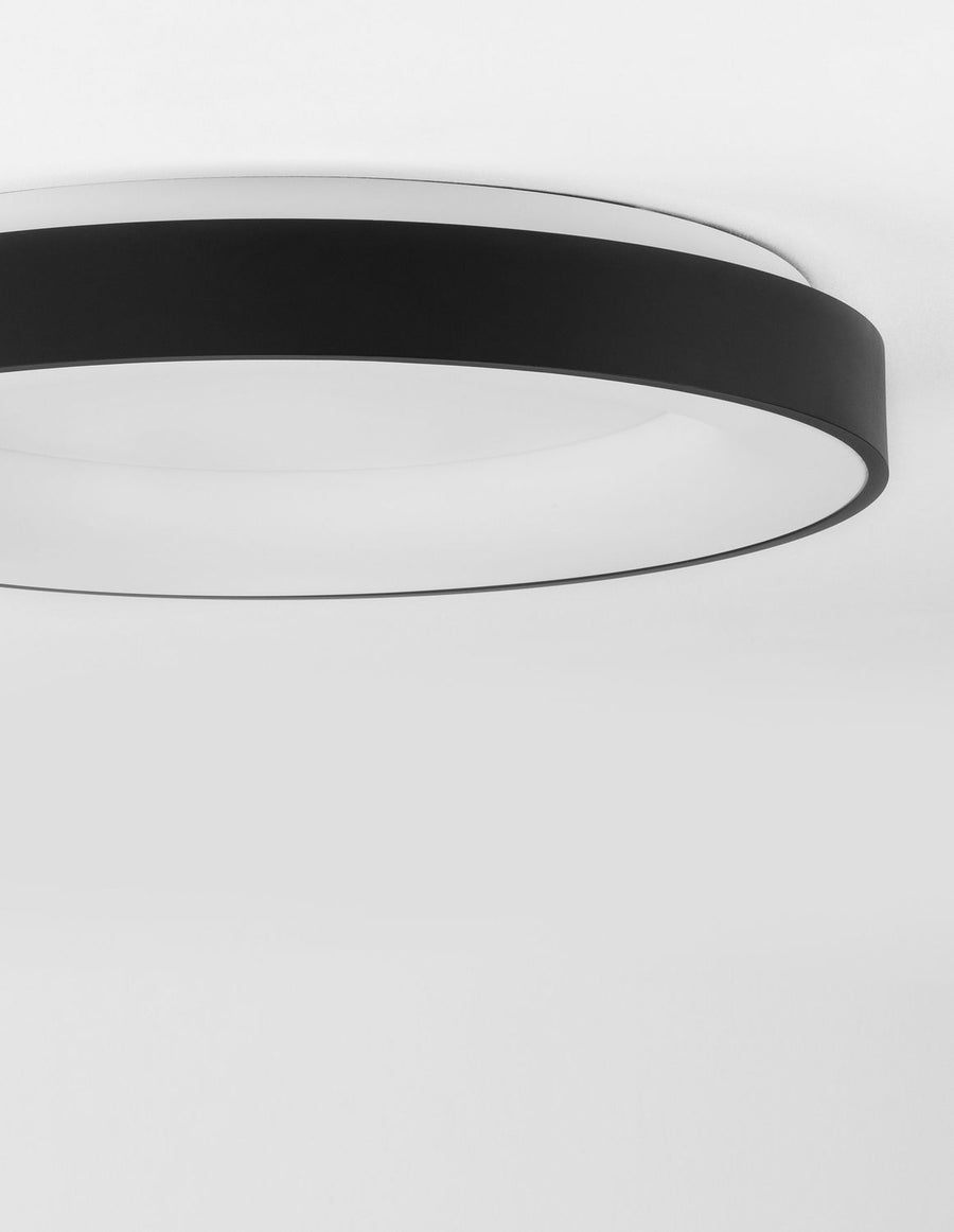 Plafonnier Rando Thin noir, Ø 60 cm (9353851)