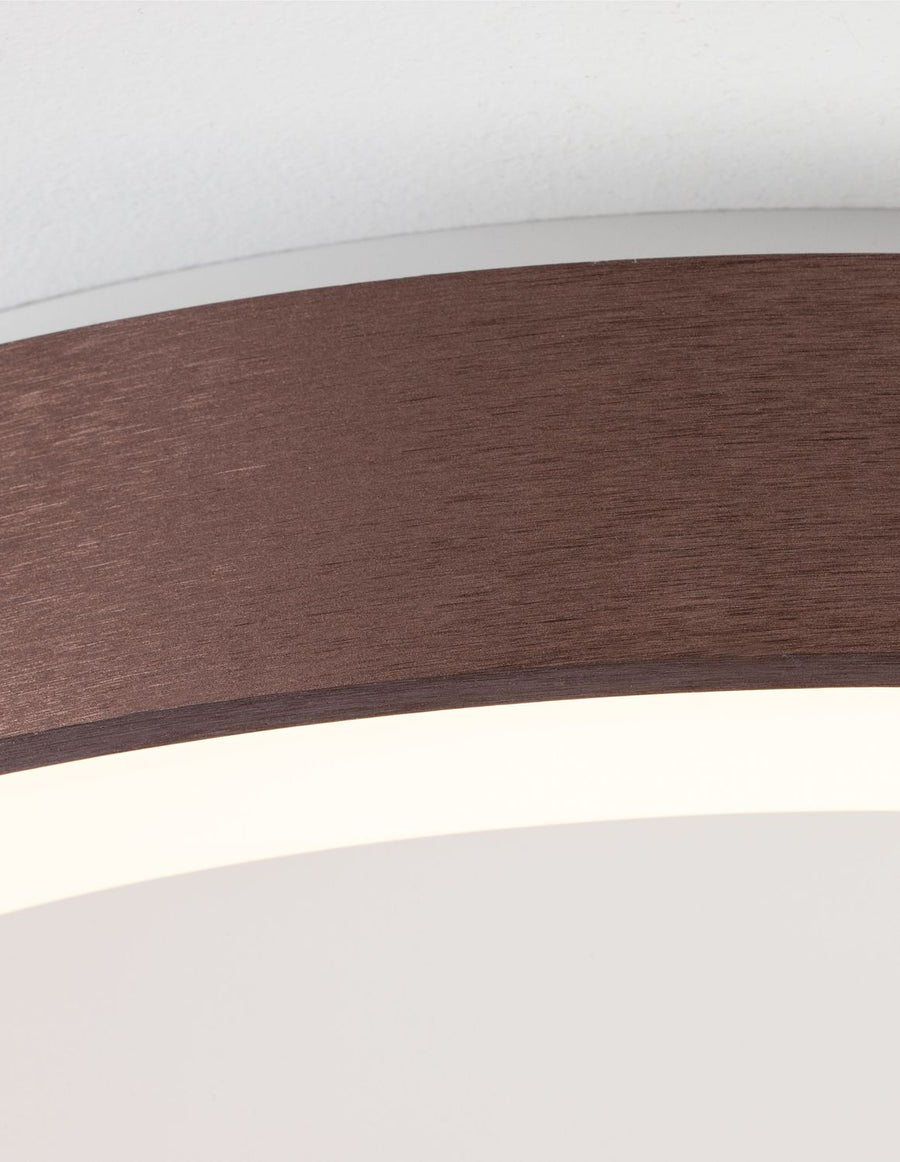 Plafonnier Rando Thin marron, Ø 60 cm