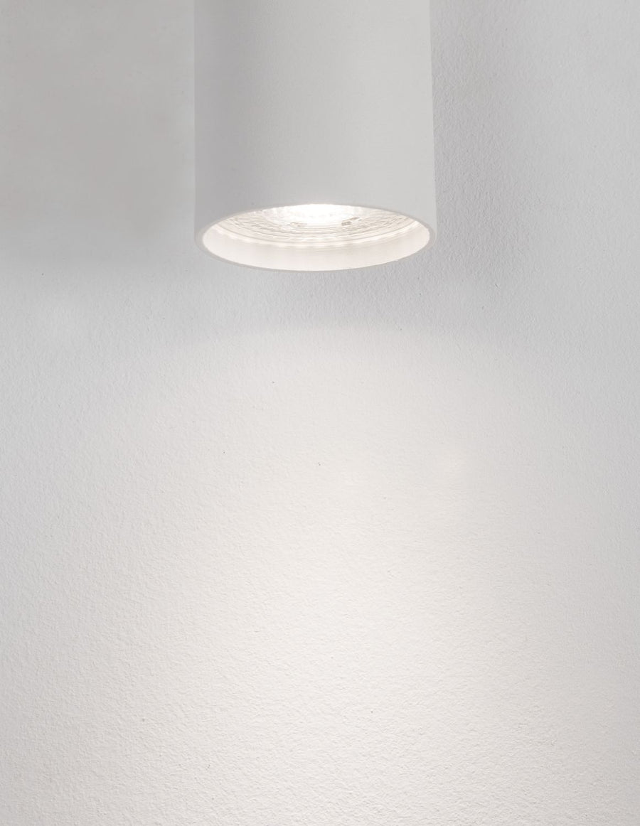 Applique murale Nosa 2 lumières blanche
