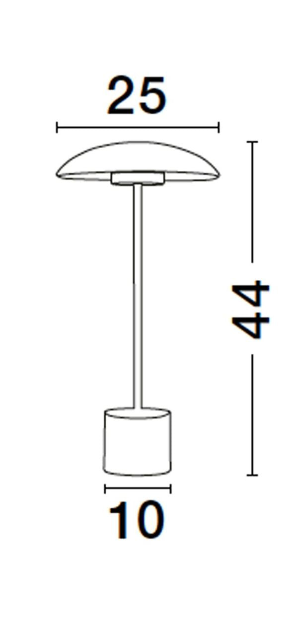 Lampe à poser Lash noire