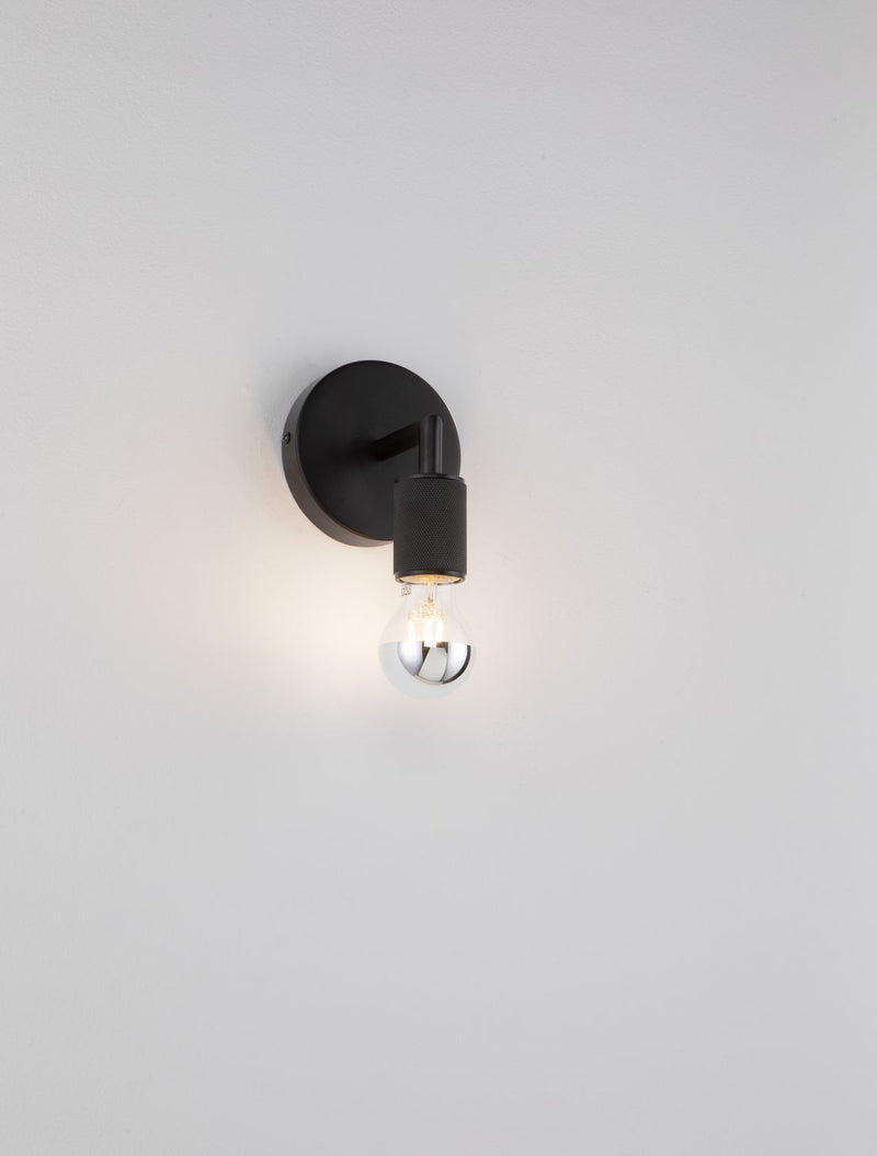 Applique murale Royal noire, H 15,5 cm
