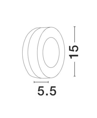 Applique extérieure Tune noire (9529713)