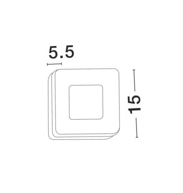 Applique extérieure Tune noire (9529721)