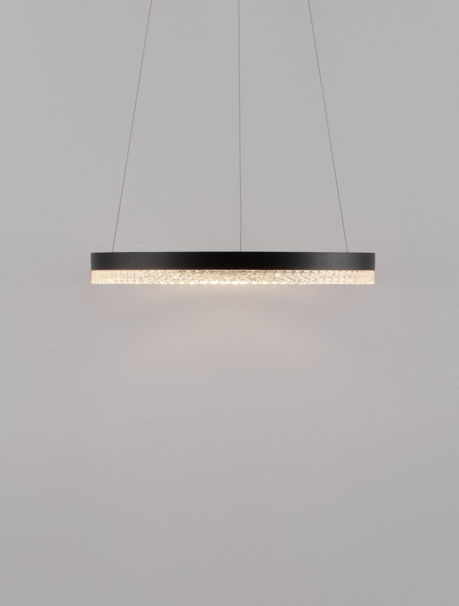 Suspension Adria noire, H 150 cm (9530225)