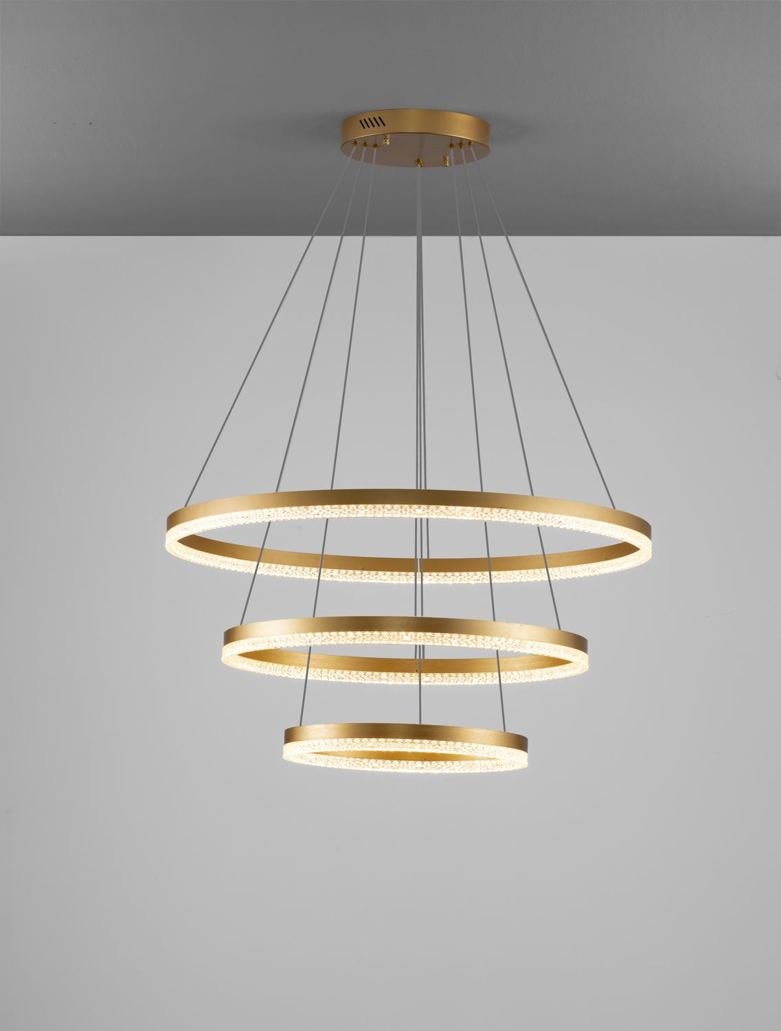 Suspension Adria laiton, H 300 cm