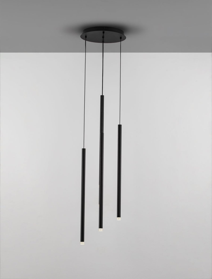 Suspension Dandia noire, H 150 cm (9540203)