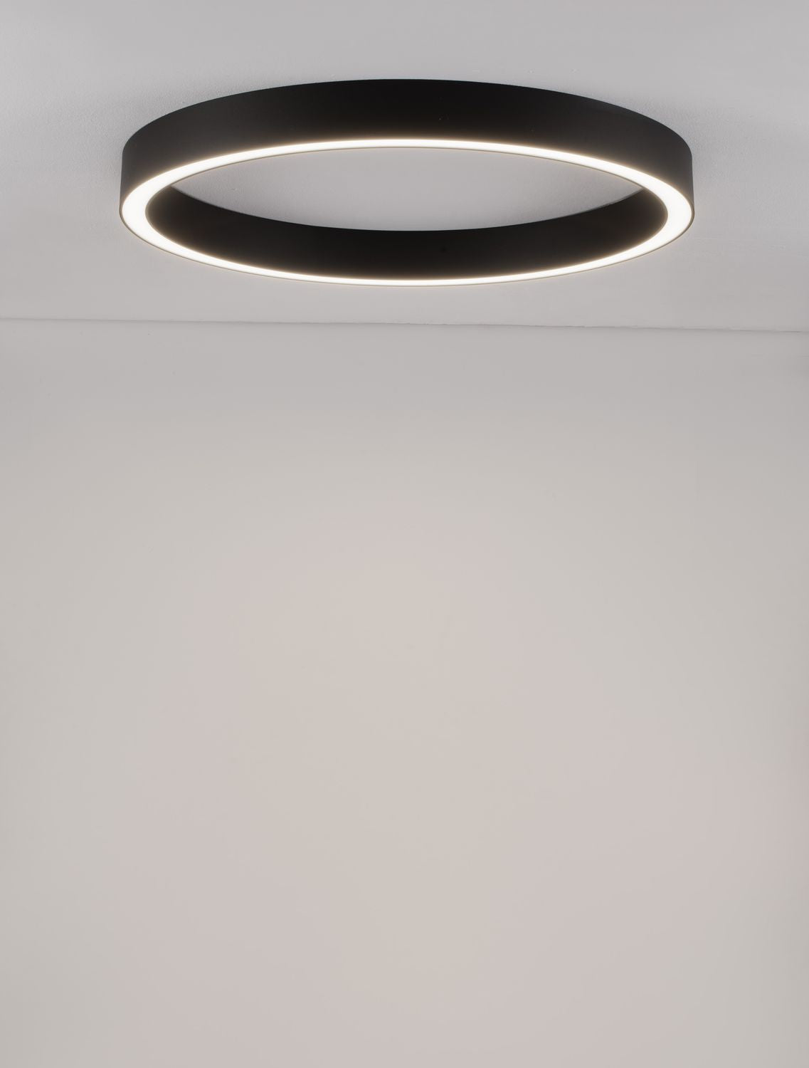 Plafonnier Sting noir, L 80 cm