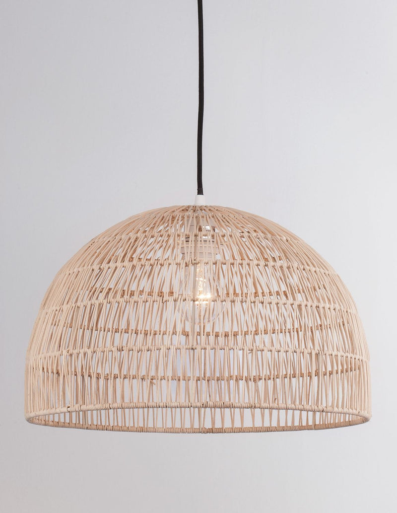 Suspension Melody beige, rotin, H 250 cm (9586446)