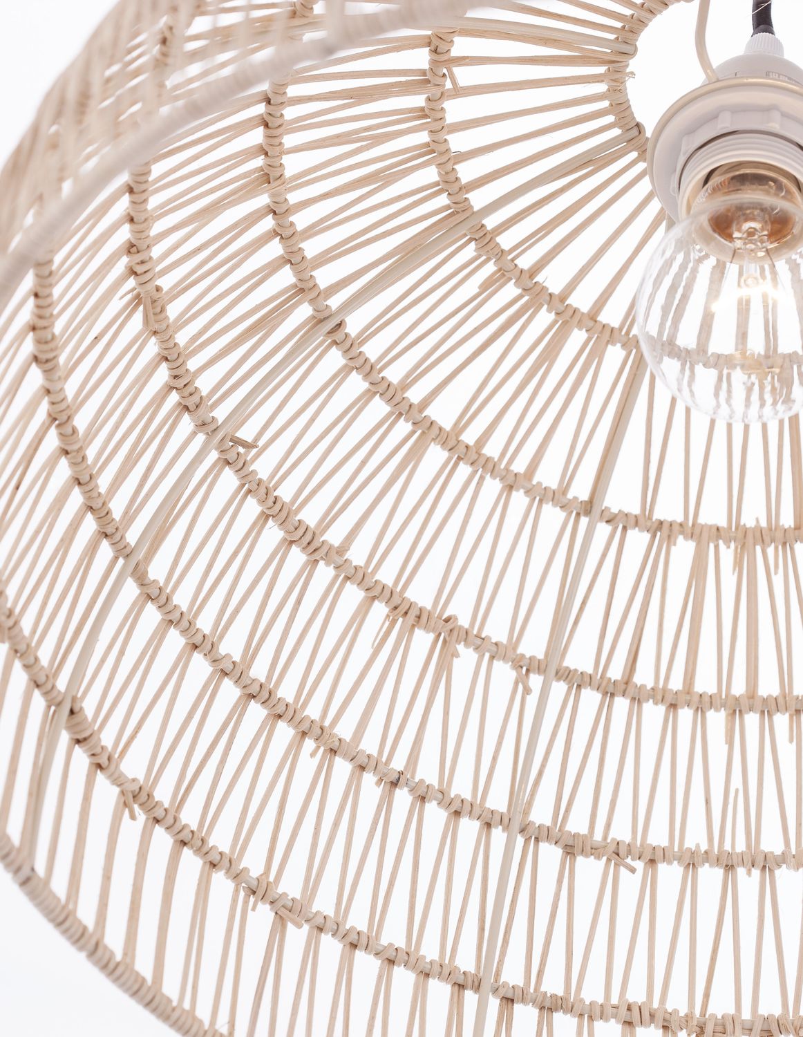 Suspension Melody beige, rotin, H 250 cm (9586446)