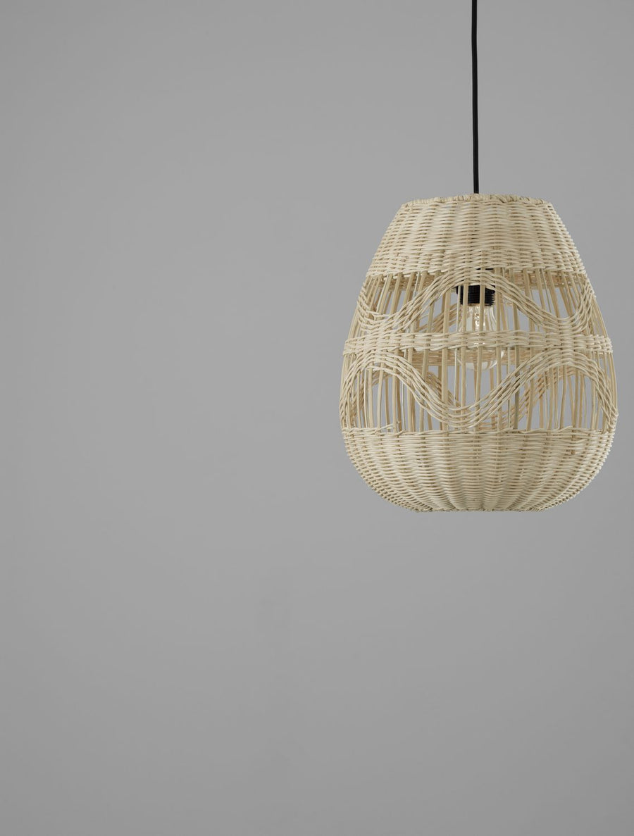 Suspension Marlo beige, rotin, H 185 cm (9586501)
