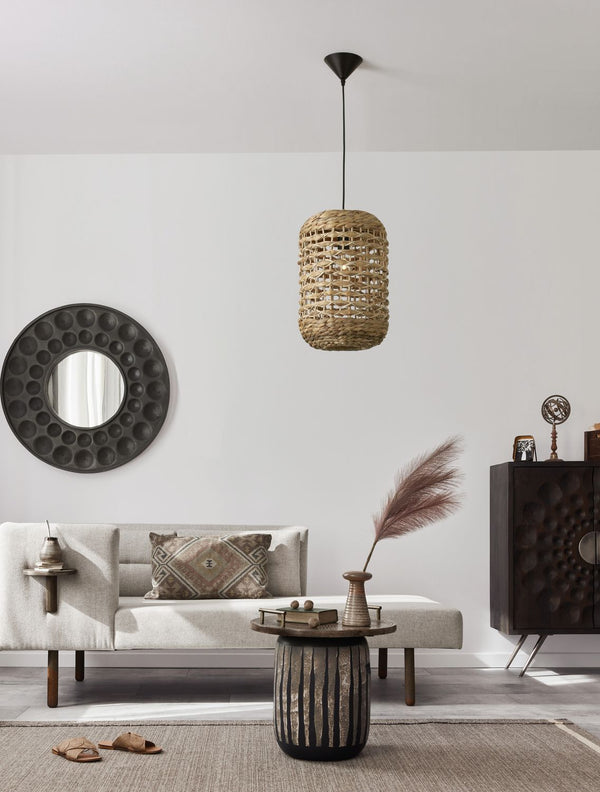 Suspension Griffin marron, H 185 cm