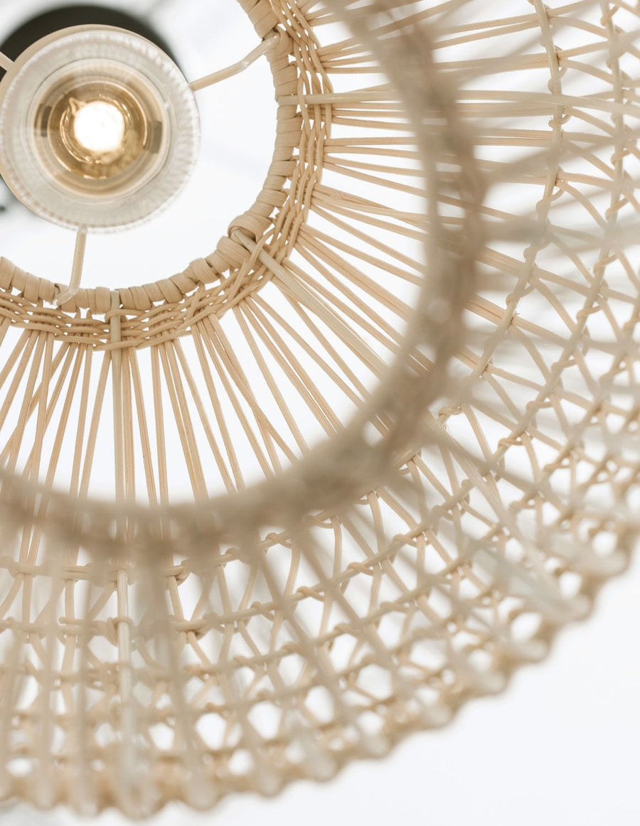 Suspension Melody beige, rotin, H 250 cm (9586766)